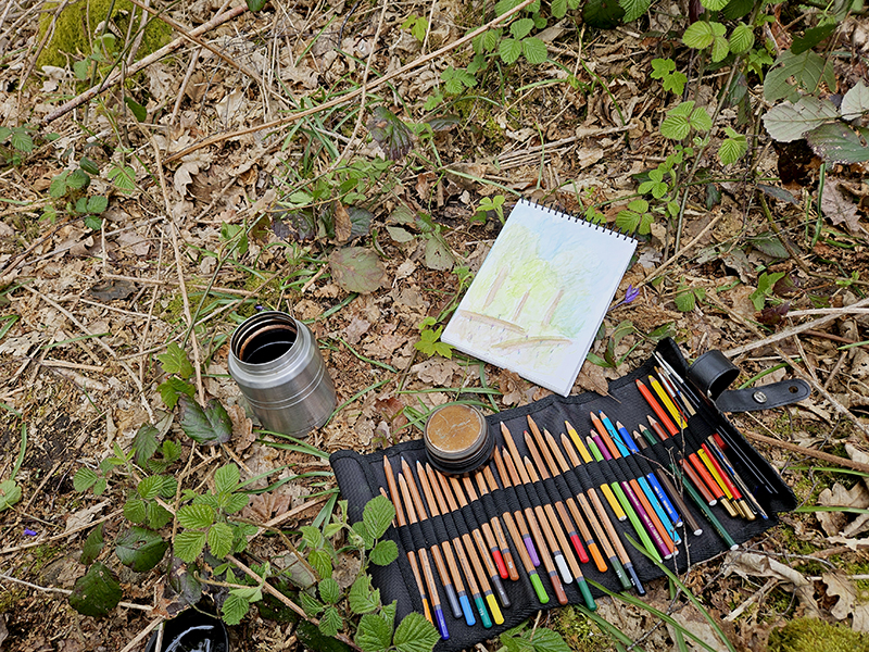 Expressive arts in the woods